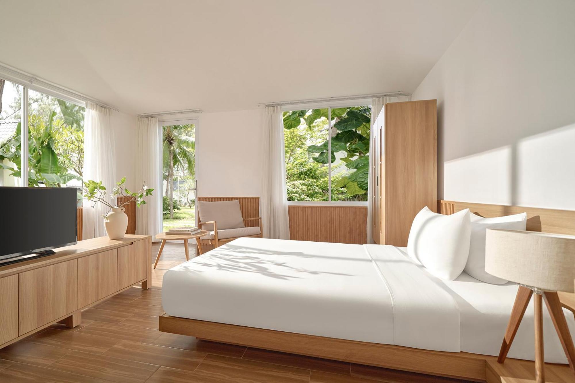 Phòng Deluxe 2 Giường Đơn Nhìn Ra Vườn